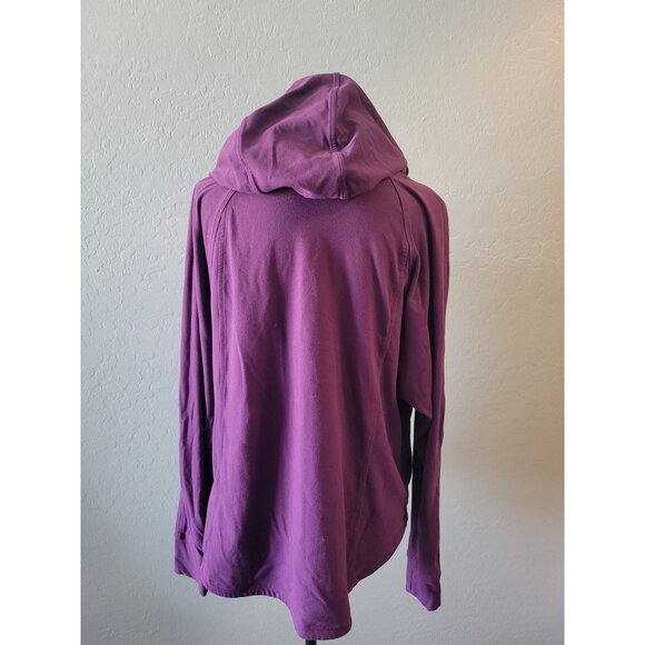 Lululemon Athletica Women's Pullover Cowl Neck Hoodie Kangaroo Pouch Size 12 - Picture 5 of 9